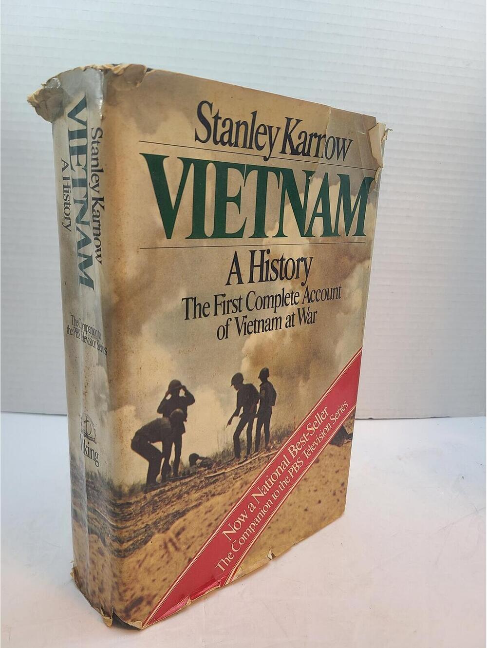 Vintage 1983 Vietnam A History Hardcover Book by Stanley Karnow